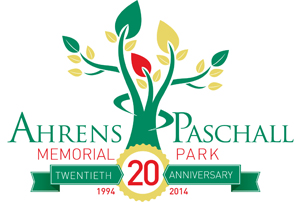 Ahrens/Paschall Memorial Park 20 year logo