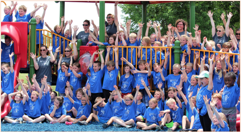 2nd Graders at playground
