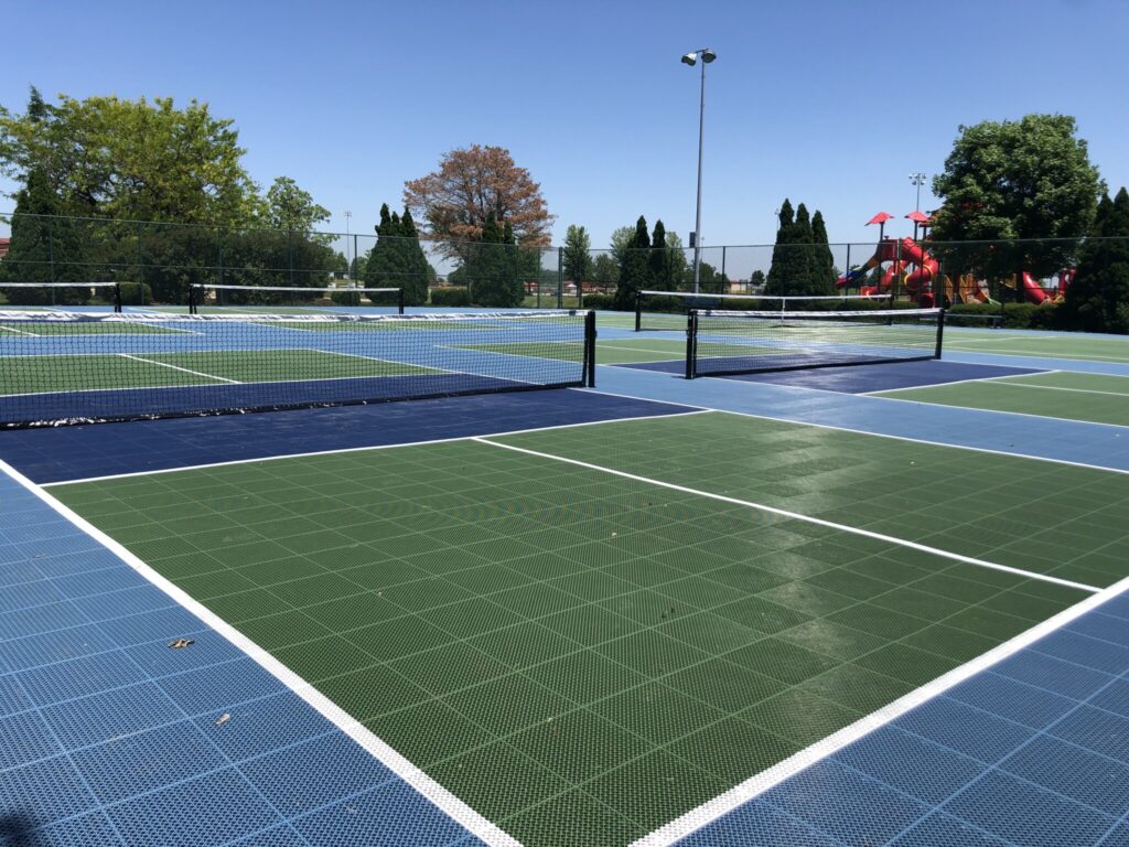 new tennis courts