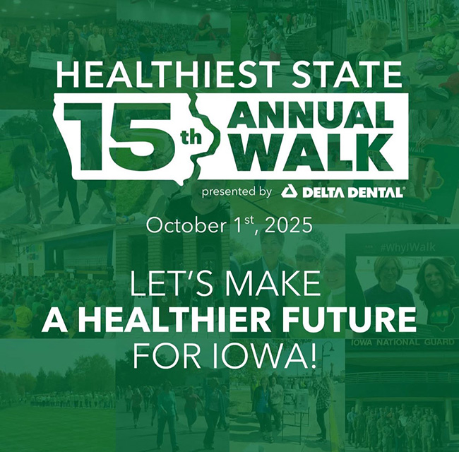 healthiest state annual walk flyer