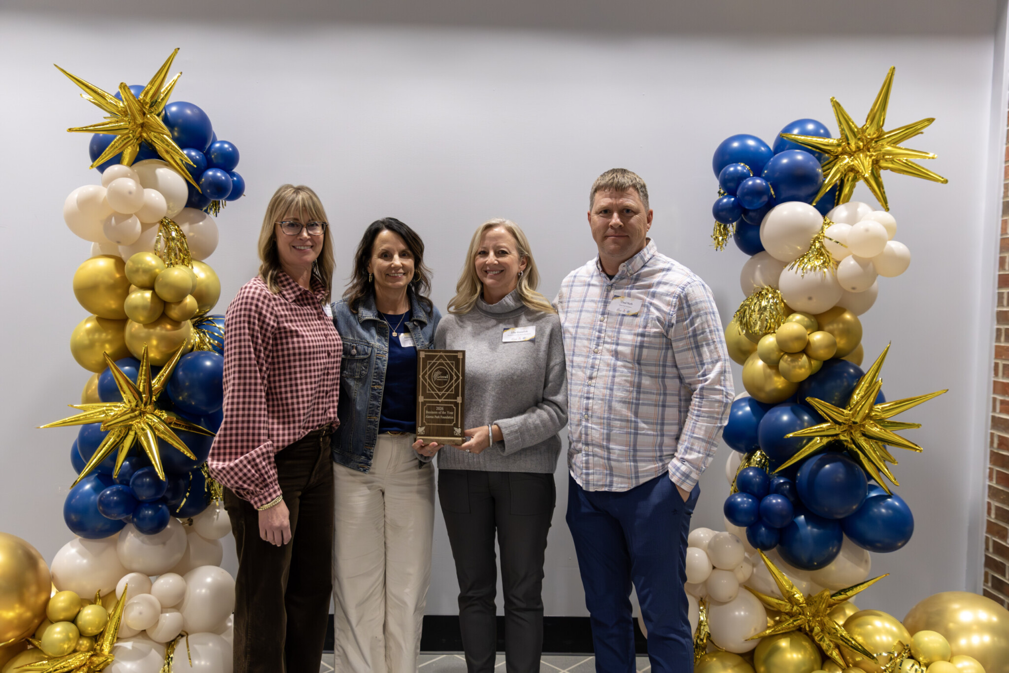 APF Chamber Business of the Year celebration with Jennifer, Shannon, Julie and Chad