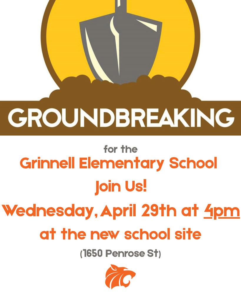 elementary school ground braking invite